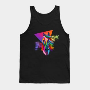 Rainbow Horse Colorful look Tank Top